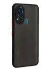 Mey İthalat®  İnfinix Hot 11s Kılıf Montreal Silikon Kapak - Siyah