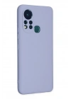 Mey İthalat®  İnfinix Hot 11s Kılıf Nano içi Kadife Silikon - Lila
