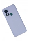 Mey İthalat®  İnfinix Hot 11s Kılıf Nano içi Kadife Silikon - Lila