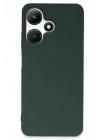 Mey İthalat®  İnfinix Hot 30i Kılıf First Silikon - Koyu Yeşil