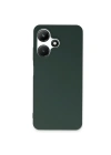 Mey İthalat®  İnfinix Hot 30i Kılıf First Silikon - Koyu Yeşil