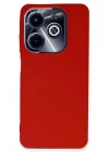 Mey İthalat®  İnfinix Hot 40i Kılıf First Silikon - Kırmızı