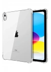 Mey İthalat®  iPad 2022 10.9 (10.nesil) Kılıf Anti Shock Tablet Silikon - Şeffaf