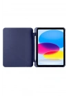 Mey İthalat®  iPad 2022 10.9 (10.nesil) Kılıf Kalemlikli Mars Tablet Kılıfı - Lacivert