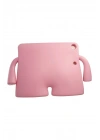 Mey İthalat®  iPad 4 9.7 Kılıf Karakter Tablet Silikon - Açık Pembe