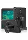 Mey İthalat®  iPad 5 Air 9.7 Kılıf Strap-C Otterbox Tablet Kapak - Siyah