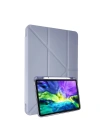 Mey İthalat®  iPad Air 4 10.9 Kılıf Kalemlikli Mars Tablet Kılıfı - Lila