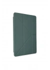 Mey İthalat®  iPad Pro 11 (2018) Kılıf Kalemlikli Mars Tablet Kılıfı - Koyu Yeşil