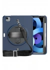 Mey İthalat®  iPad Pro 11 (2020) Kılıf Strap-C Otterbox Tablet Kapak - Lacivert