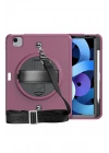 Mey İthalat®  iPad Pro 11 (2020) Kılıf Strap-C Otterbox Tablet Kapak - Mürdüm