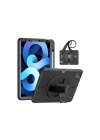 Mey İthalat®  iPad Pro 11 (2020) Kılıf Strap-C Otterbox Tablet Kapak - Siyah