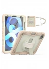 Mey İthalat®  iPad Pro 11 (2020) Kılıf Strap New Tablet Kapak - Pembe