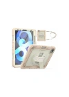Mey İthalat®  iPad Pro 11 (2020) Kılıf Strap New Tablet Kapak - Pembe
