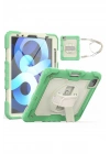 Mey İthalat®  iPad Pro 11 (2020) Kılıf Strap New Tablet Kapak - Yeşil