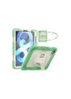 Mey İthalat®  iPad Pro 11 (2020) Kılıf Strap New Tablet Kapak - Yeşil