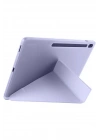 Mey İthalat®  iPad Pro 11 (2024) Kılıf Kalemlikli Hugo Tablet Kılıfı - Lila