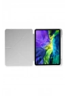 Mey İthalat®  iPad Pro 11 (2024) Kılıf Kalemlikli Mars Tablet Kılıfı - Gri