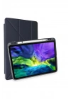 Mey İthalat®  iPad Pro 11 (2024) Kılıf Kalemlikli Mars Tablet Kılıfı - Lacivert