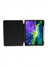 Mey İthalat®  iPad Pro 11 (2024) Kılıf Kalemlikli Mars Tablet Kılıfı - Siyah