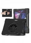 Mey İthalat®  iPad Pro 12.9 (2020) Kılıf Amazing Tablet Kapak - Siyah