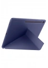 Mey İthalat®  iPad Pro 13 (2024) Kılıf Kalemlikli Hugo Tablet Kılıfı - Lacivert