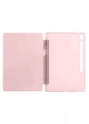Mey İthalat®  iPad Pro 13 (2024) Kılıf Kalemlikli Hugo Tablet Kılıfı - Rose Gold