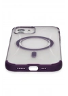 Mey İthalat®  iPhone 11 Hilton Magsafe Kapak - Derin Mor