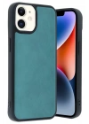 Mey İthalat®  iPhone 11 Kılıf Aras Deri Kapak - Açık Yeşil