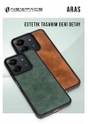 Mey İthalat®   iPhone 11 Kılıf Aras Deri Kapak - Taba