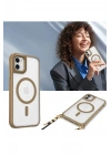 Mey İthalat®  iPhone 11 Kılıf Enka Magsafe Silikon Kılıf - Siyah