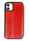 Mey İthalat®  iPhone 11 Kılıf Flip Cover - Kırmızı