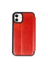 Mey İthalat®  iPhone 11 Kılıf Flip Cover - Kırmızı