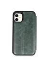 Mey İthalat®  iPhone 11 Kılıf Flip Cover - Koyu Yeşil