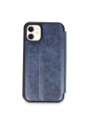 Mey İthalat®  iPhone 11 Kılıf Flip Cover - Lacivert