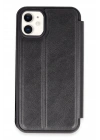 Mey İthalat®  iPhone 11 Kılıf Flip Cover - Siyah