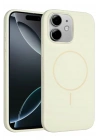 Mey İthalat®   iPhone 11 Kılıf Jully Magsafe Kapak - Bej
