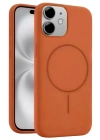 Mey İthalat®   iPhone 11 Kılıf Jully Magsafe Kapak - Turuncu