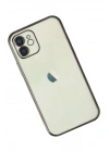 Mey İthalat®  iPhone 11 Kılıf  Lensli Silikon - Siyah