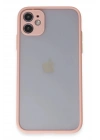 Mey İthalat®  iPhone 11 Kılıf Montreal Silikon Kapak - Pembe