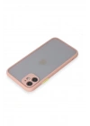 Mey İthalat®  iPhone 11 Kılıf Montreal Silikon Kapak - Pembe
