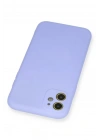 Mey İthalat®   iPhone 11 Kılıf Nano içi Kadife Silikon - Lila