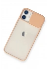 Mey İthalat®  iPhone 11 Kılıf Palm Buzlu Kamera Sürgülü Silikon - Pembe