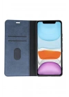 Mey İthalat®   iPhone 11 Kılıf Trend S Plus Kapaklı Kılıf - Lacivert