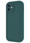 Mey İthalat®  iPhone 11 Kılıf Viera Silikon - Koyu Yeşil