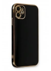 Mey İthalat®  iPhone 11 Kılıf Volet Silikon - Siyah