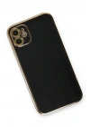 Mey İthalat®  iPhone 11 Kılıf Volet Silikon - Siyah