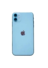 Mey İthalat®  iPhone 11 Neon Fosforlu Kamera Lens - Mavi