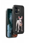 Mey İthalat®  iPhone 11 Perma Desenli Kapak - Siyah