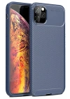 Mey İthalat®  iPhone 11 Pro Kılıf Auto Focus Karbon Kapak - Lacivert