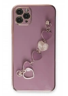 Mey İthalat®  iPhone 11 Pro Kılıf Esila Silikon - Mor